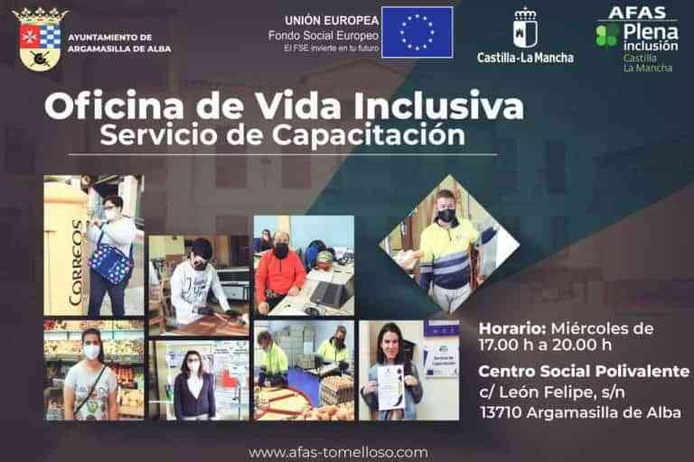 La Oficina de Vida Inclusiva comenzará a prestar servicio en Argamasilla de Alba en el mes de septiembre La Oficina de Vida Inclusiva comenzará a prestar servicio en Argamasilla de Alba en el mes de septiembre
