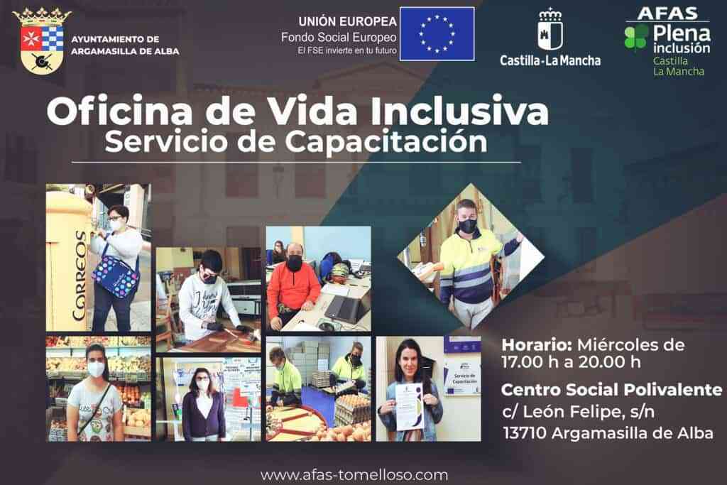 La Oficina de Vida Inclusiva comenzará a prestar servicio en Argamasilla de Alba en el mes de septiembre