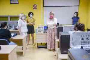 Una visita a Fundación Cadisla ha realizado hoy la alcaldesa de Tomelloso