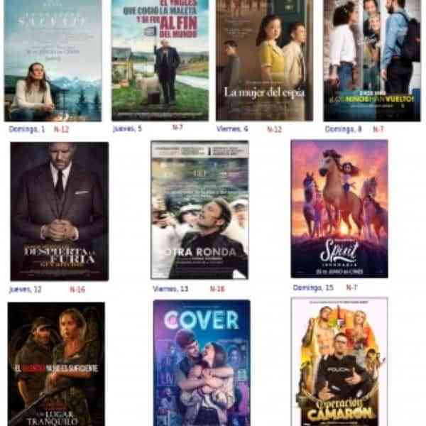 Diez proyecciones de cine de verano en ‘Ciega de Manzanares’ del 1 al 22 de agosto