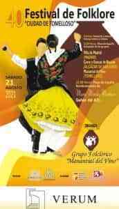 Festival de Folklore este sábado 21 de agosto en la Feria y Fiestas de Tomelloso