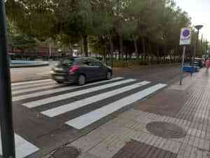 Campaña de renovación de la pintura de la señalización viaria en Puertollano