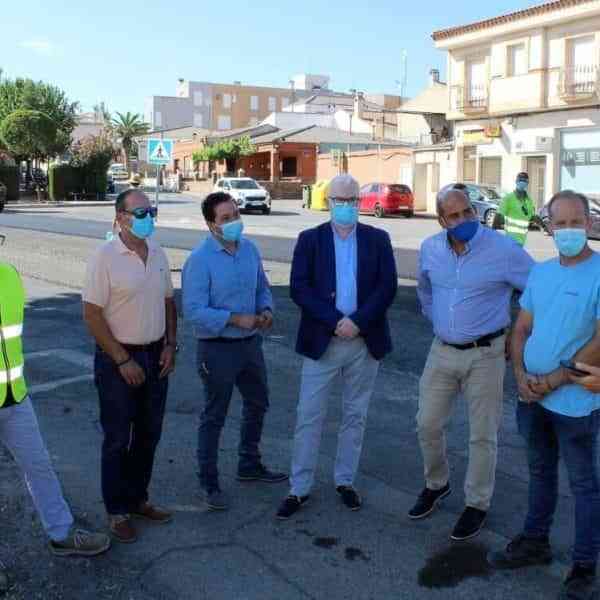 El Gobierno regional empezó los trabajos de mejora del firme de la CM-4174 Travesía de Pozuelo de Calatrava