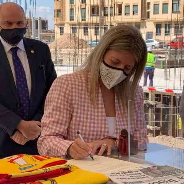En simbólico acto colocaron hoy la primera piedra del nuevo centro de salud de Tomelloso