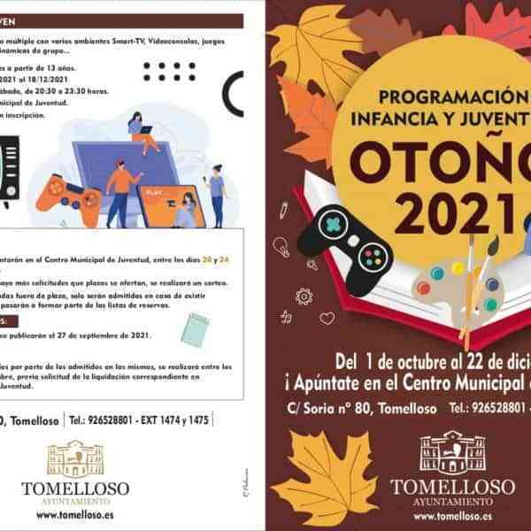 Programación “Otoño 2021 de Infancia y Juventud” en Tomelloso del 1 de octubre al 22 de diciembre
