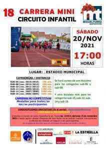 Ya pueden inscribirse para participar en la “Carrera Mini” de Miguelturra que se celebrará el 20 de noviembre