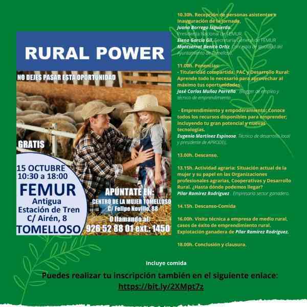 Celebración del Día Internacional de las Mujeres Rurales en Tomelloso con varias ponencias