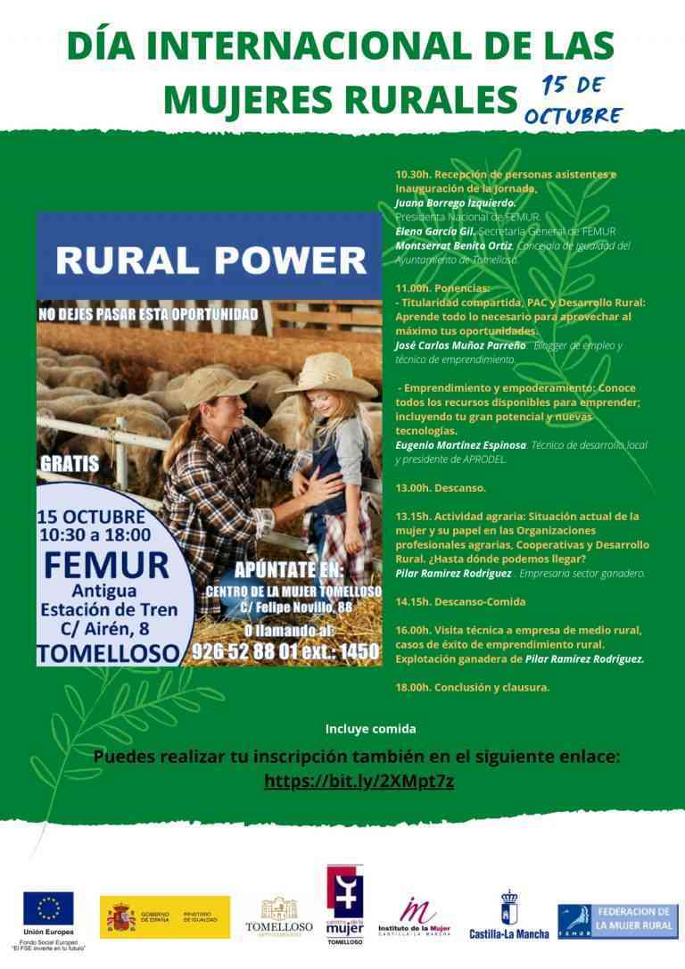 Celebración del Día Internacional de las Mujeres Rurales en Tomelloso con varias ponencias Celebración del Día Internacional de las Mujeres Rurales en Tomelloso con varias ponencias