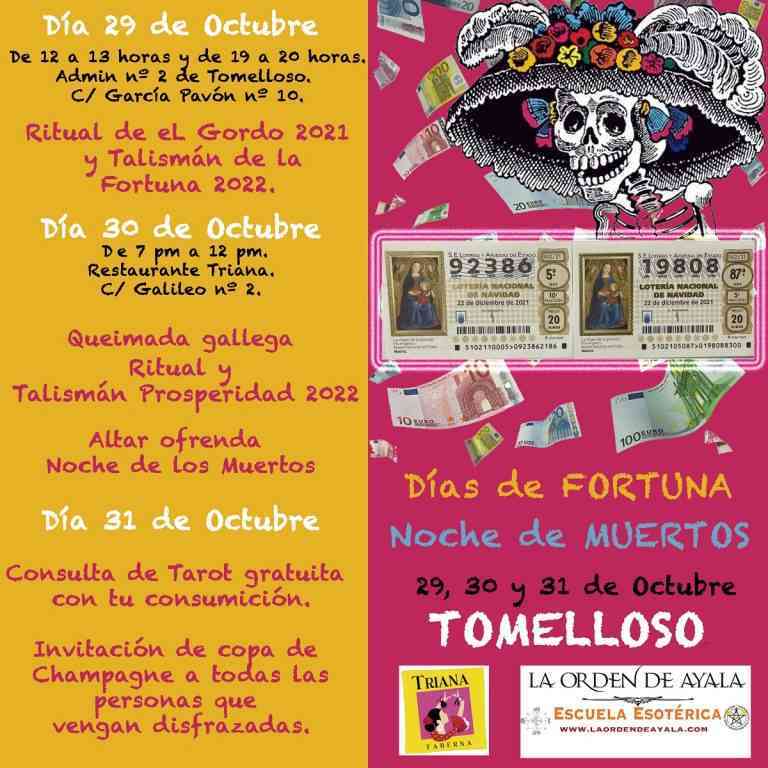 Tomelloso honra a sus muertos y llama a la Fortuna, a través de los ritos de diversas culturas Tomelloso honra a sus muertos y llama a la Fortuna, a través de los ritos de diversas culturas
