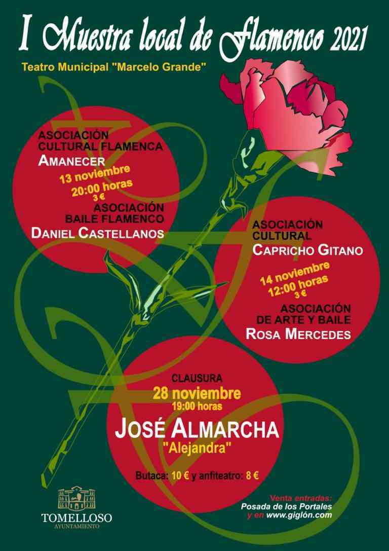 I Muestra Local de Flamenco el 13 y 14 de noviembre en el “Marcelo Grande” de Tomelloso I Muestra Local de Flamenco el 13 y 14 de noviembre en el “Marcelo Grande” de Tomelloso