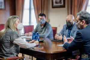 La alcaldesa de Tomelloso se reunió en Toledo con Francisco Tierraseca, delegado del Gobierno en Castilla-La Mancha