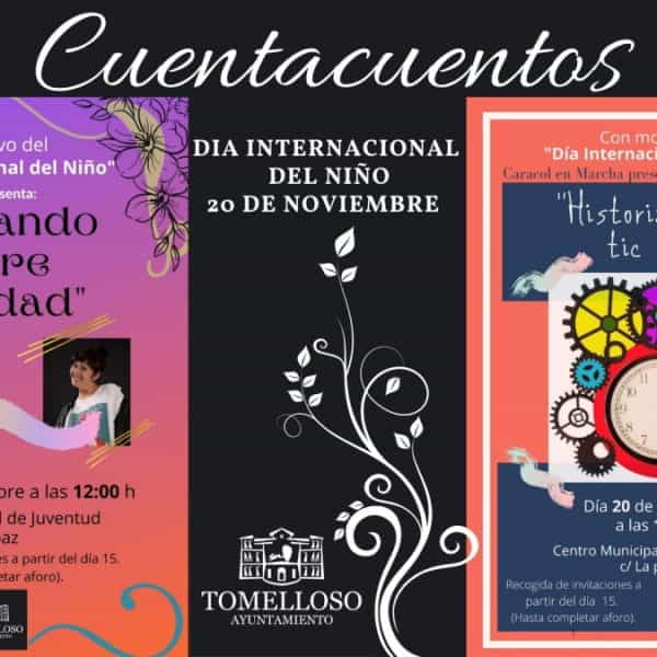2 cuentacuentos para celebrar el Día Internacional del Niño en Tomelloso