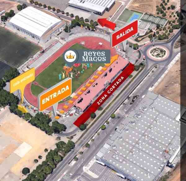 Cabalgata estática de Reyes Magos en Puertollano la tarde del 5 de enero