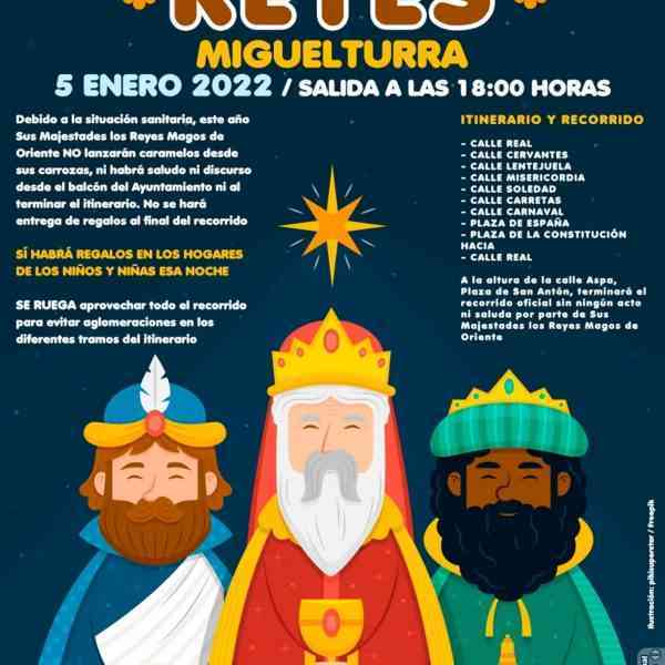 Cabalgata de Reyes en Miguelturra el 5 de enero siempre que la evolución de la pandemia lo permita