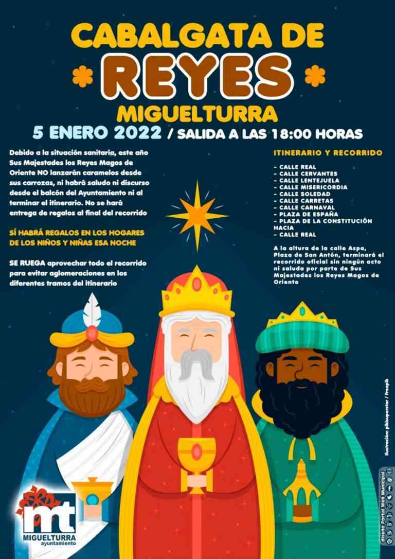 Cabalgata de Reyes en Miguelturra el 5 de enero siempre que la evolución de la pandemia lo permita Cabalgata de Reyes en Miguelturra el 5 de enero siempre que la evolución de la pandemia lo permita