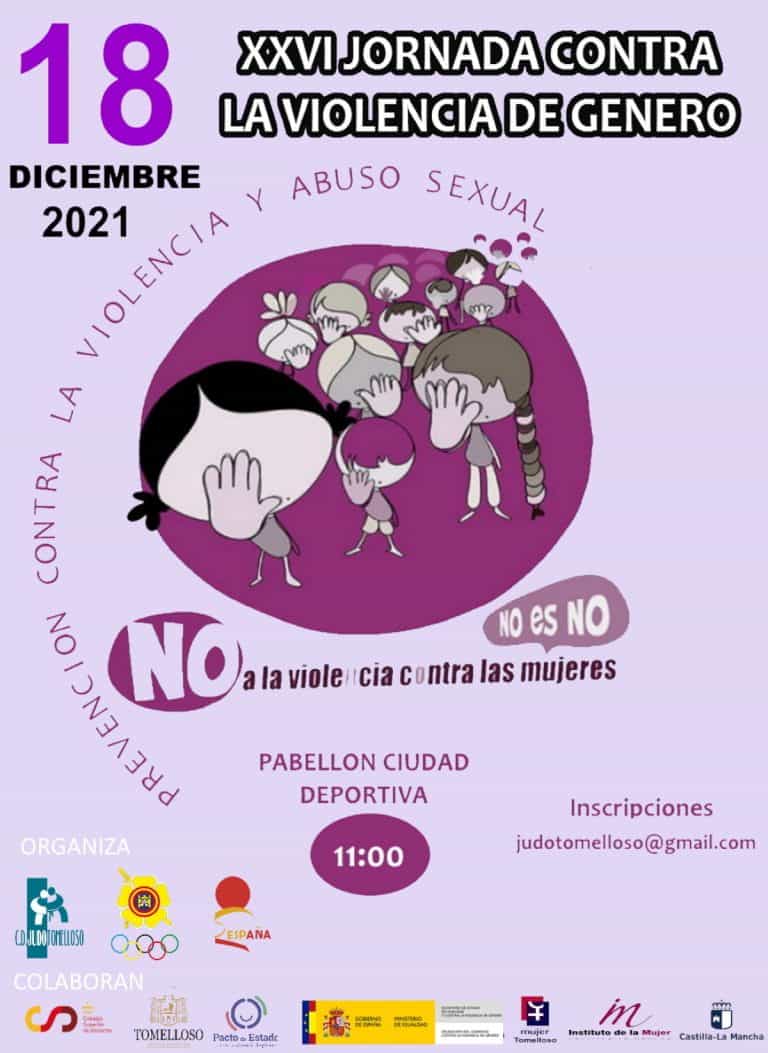 XXVI Jornada contra la Violencia de Género “No a la violencia contra las mujeres, no es no”este sábado 18 de diciembre en Tomelloso XXVI Jornada contra la Violencia de Género “No a la violencia contra las mujeres, no es no”este sábado 18 de diciembre en Tomelloso