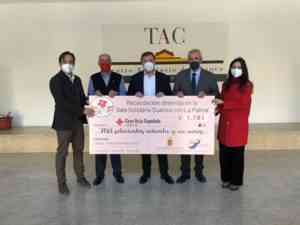 El Grupo Torcas ha entregado hoy a Cruz Roja Cuenca 1.781 recaudados en la gala solidaria ‘Cuenca con La Palma’