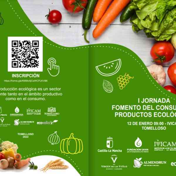 ‘I Jornada de Fomento de Consumo de Productos Ecológicos” el 12 de enero en las instalaciones del IRIAF en Tomelloso