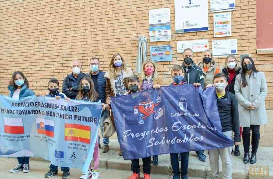 Inaugurado el proyecto Erasmus+ KA122 “Europe Towards a Healthier Future” en el CEIP Maternidad de Tomelloso