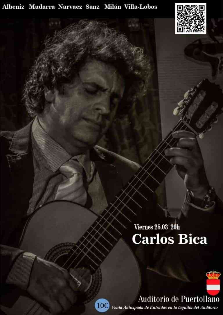 El guitarrista Carlos Bica ofrecerá su concierto “Cielos de España” este viernes 25 de marzo en Puertollano El guitarrista Carlos Bica ofrecerá su concierto “Cielos de España” este viernes 25 de marzo en Puertollano