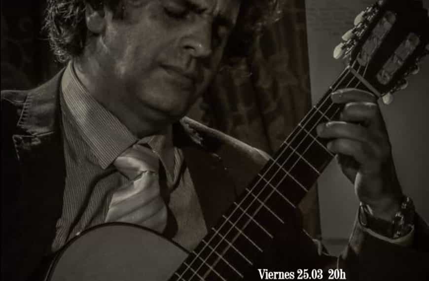 El guitarrista Carlos Bica ofrecerá su concierto “Cielos de España” este viernes 25 de marzo en Puertollano