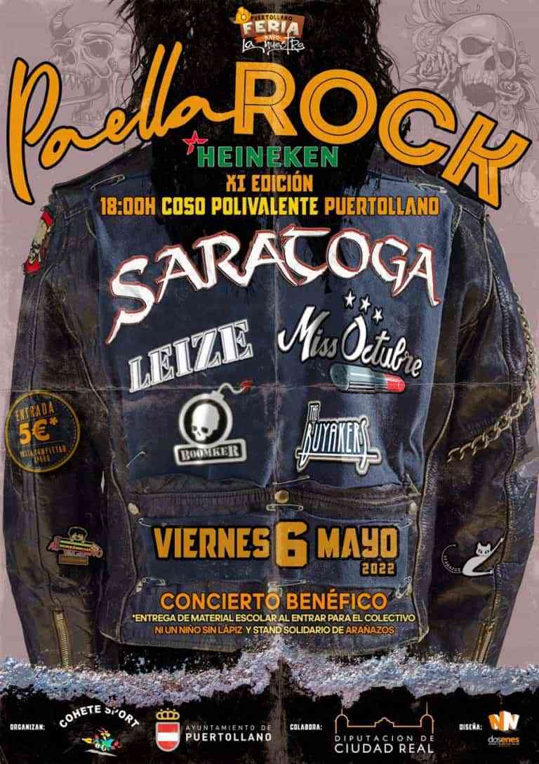 La XI Paella Rock 2022 que tendrá lugar el 6 de mayo en Puertollano ya tiene las entradas a la venta La XI Paella Rock 2022 que tendrá lugar el 6 de mayo en Puertollano ya tiene las entradas a la venta