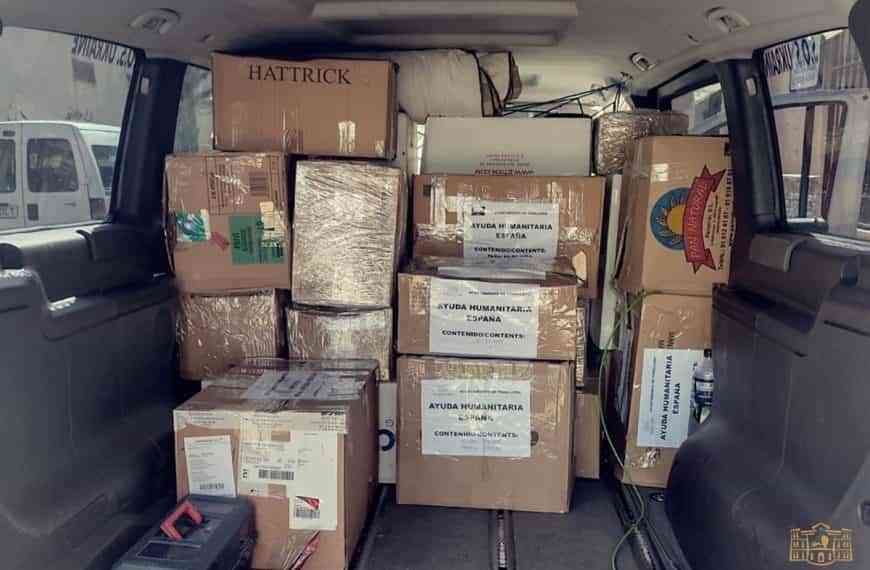 Un primer envío de ayuda a Ucrania ha realizado el ayuntamiento tomellosero