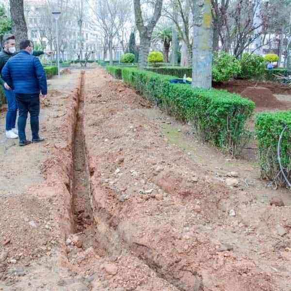 Avanza la automatización de las redes de riego en parques y zonas verdes de Tomelloso