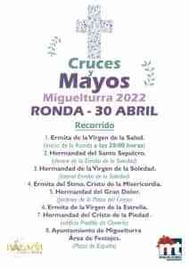 8 cruces formarán parte del recorrido de la ronda de las Cruces de Mayo el 30 de abril en Miguelturra