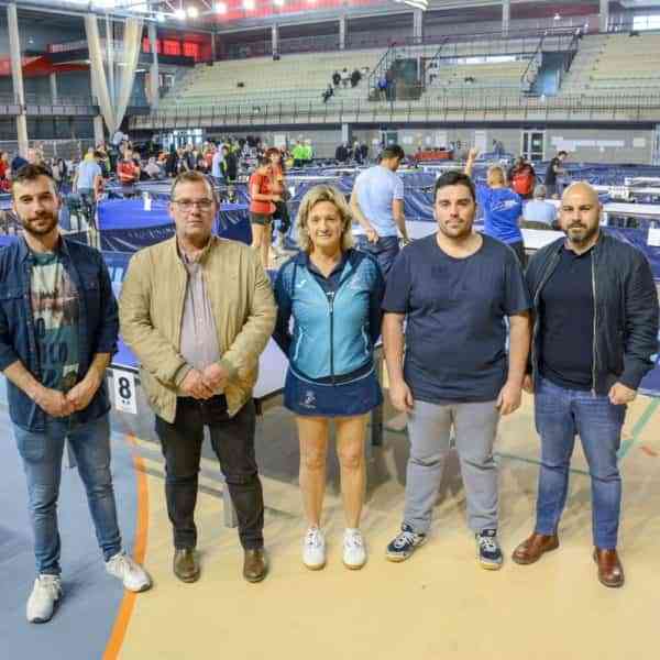 Masiva afluencia de público al Campeonato de España de Jugadores Veteranos de Tenis de Mesa en Tomelloso