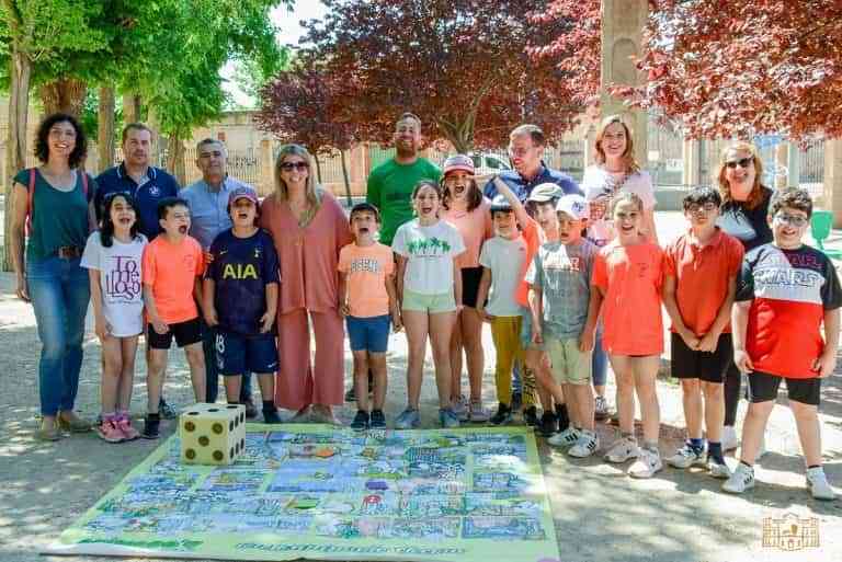 Esta mañana se ha realizado una divertida Gymkana con  alumnos de los centros educativos de Tomelloso