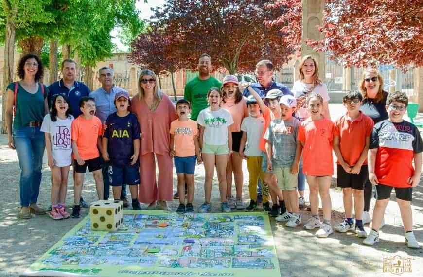 Esta mañana se ha realizado una divertida Gymkana con  alumnos de los centros educativos de Tomelloso