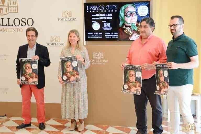 Los I Premios Canuthi “Memorial Jesús Andújar” se entregarán el 10 de junio en el Teatro “Marcelo Grande” de Tomelloso