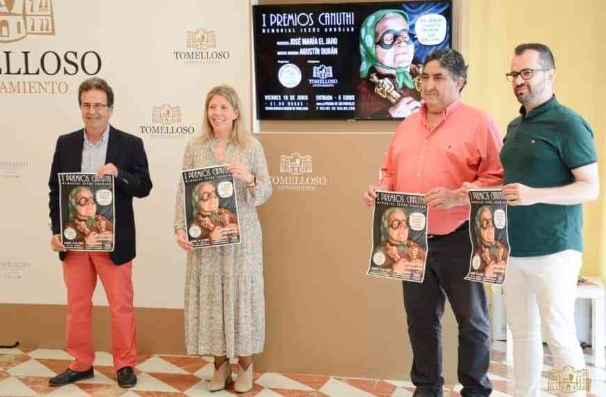 Los I Premios Canuthi “Memorial Jesús Andújar” se entregarán el 10 de junio en el Teatro “Marcelo Grande” de Tomelloso