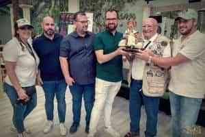 Fiesta de despedida y entrega de trofeos de la “VII Ruta del Vino en Vespa” celebrada el pasado sábado en Tomelloso
