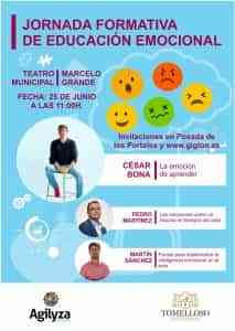 César Bona participará en la jornada formativa de educación emocional el 25 de junio en Tomelloso