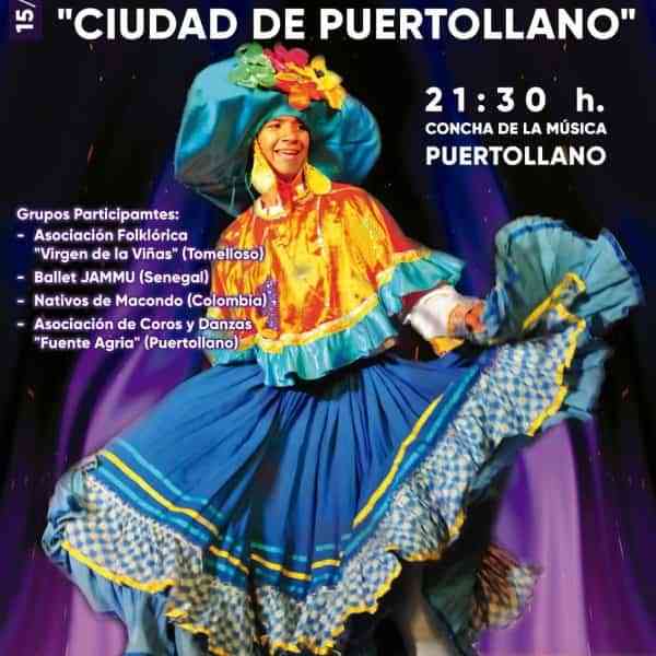 XXXI Festival Internacional de Folklore “Ciudad de Puertollano” el 15 de julio en la Concha de la Música del Paseo de San Gregorio