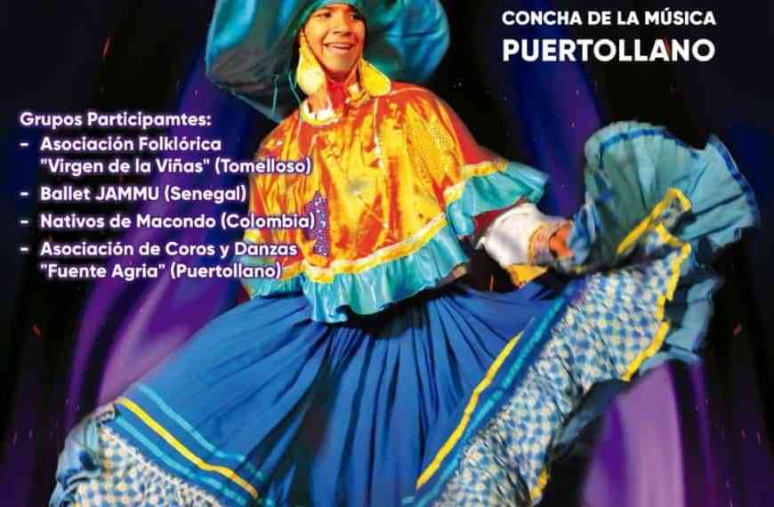 XXXI Festival Internacional de Folklore “Ciudad de Puertollano” el 15 de julio en la Concha de la Música del Paseo de San Gregorio