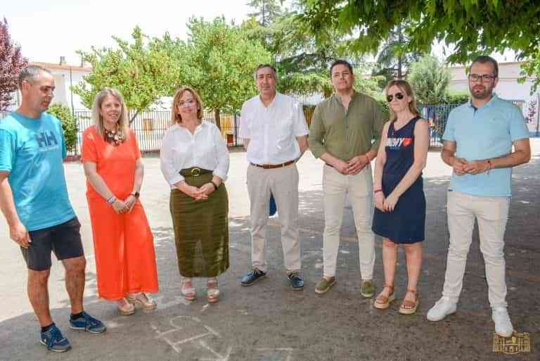 Construirán gimnasio cubierto en el colegio Maternidad de Tomelloso que será una realidad en el 2023