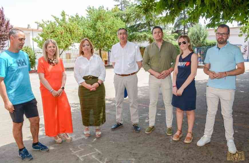 Construirán gimnasio cubierto en el colegio Maternidad de Tomelloso que será una realidad en el 2023