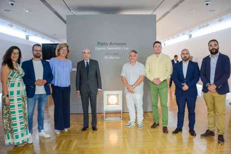 La exposición “Espacio, geometría y luz” de Pablo Armesto fue inaugurada en Tomelloso y permanecerá abierta hasta el 18 de septiembre