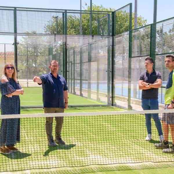 50.000 € invertidos en la renovación integral de 2 nuevas pistas de pádel en la Ciudad Deportiva de Tomelloso