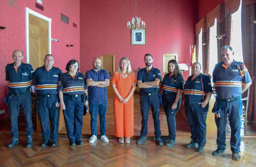 11 efectivos de Protección Civil de Tomelloso colaboraron en labores de extinción del incendio en el Parque de Ruidera