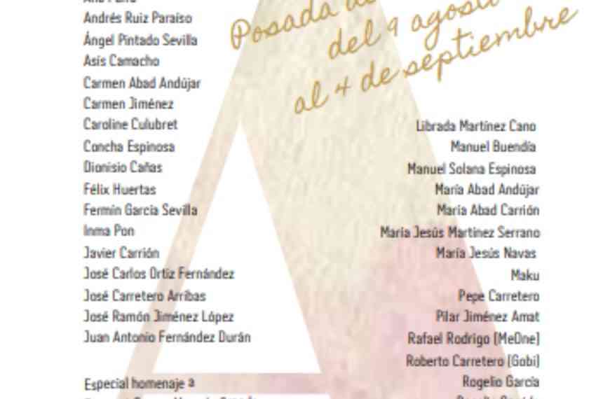 Exposición colectiva “Arte, palabra y tierra” será inaugurada el 9 de agosto en Posada de los Portales de Tomelloso