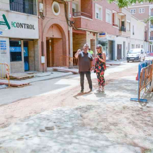 Avanza el proyecto de obras de remodelación del tramo de la calle Campo entre las calles Alfonso XII y San Luis de Tomelloso