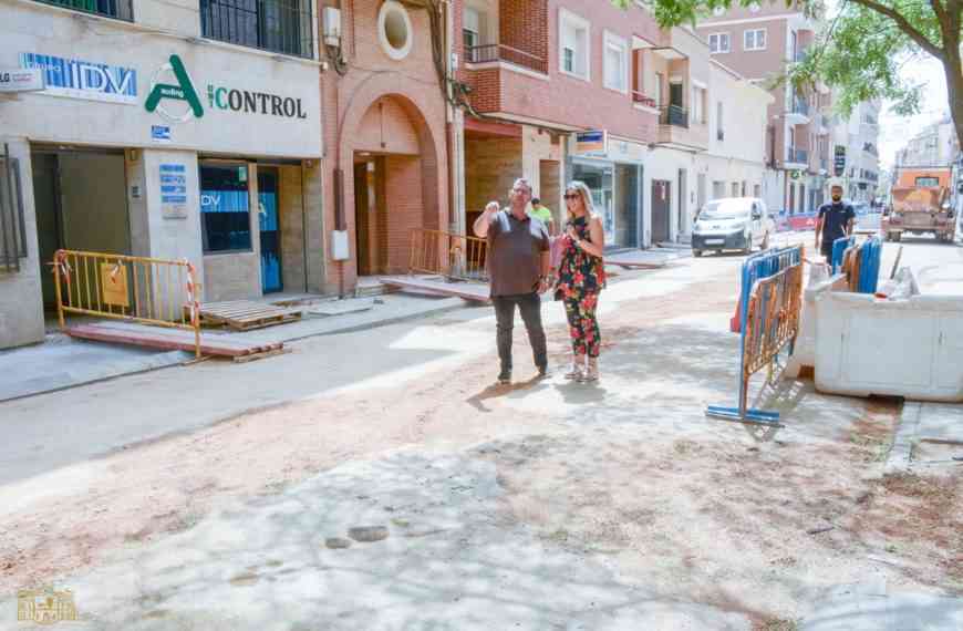 Avanza el proyecto de obras de remodelación del tramo de la calle Campo entre las calles Alfonso XII y San Luis de Tomelloso