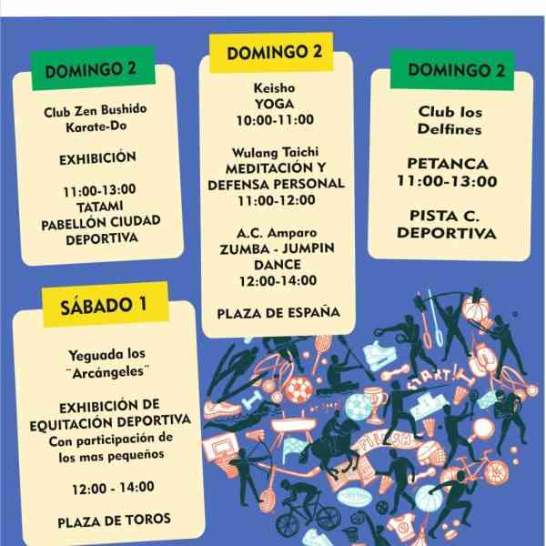 El fin de semana del deporte “Non Stop” este sábado y domingo 1 y 2 de octubre en Tomelloso