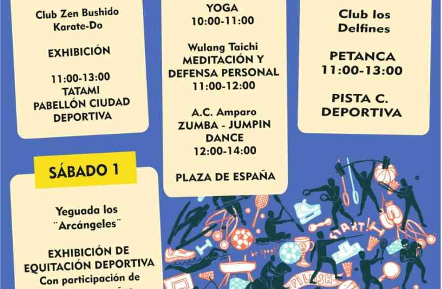 El fin de semana del deporte “Non Stop” este sábado y domingo 1 y 2 de octubre en Tomelloso