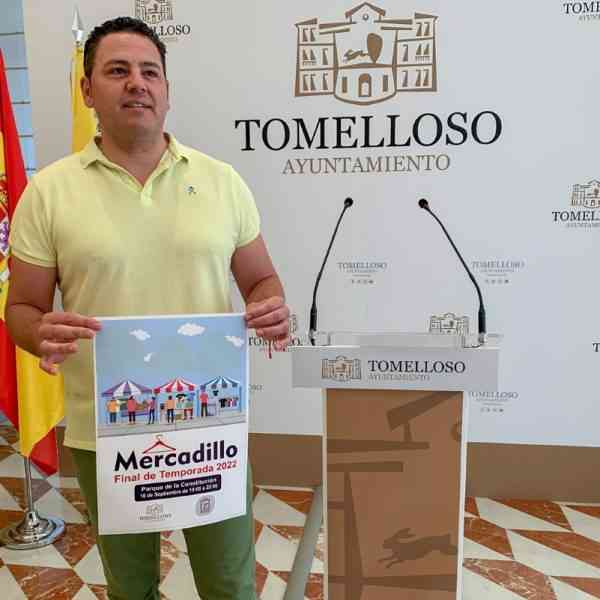 Este sábado 10 de septiembre será el ‘Mercadillo Final de Temporada 2022’ en el Parque la Constitución de Tomelloso