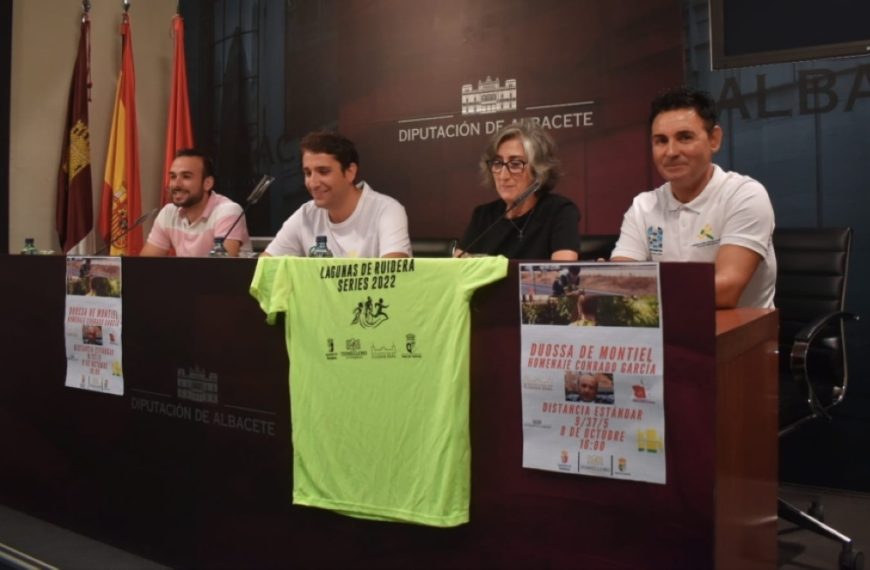 Presentada el ‘Duossa Conrado García’ duatlón que se celebrará en Ossa de Montiel el próximo mes de octubre